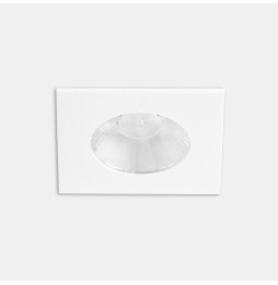 LedsC4 - Downlight PLAY Flat cuadrado fijo 11,9W 2700K CRI90 48,5 corte de fase blanco IP54 941lm