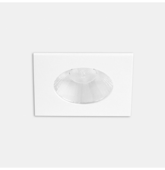 LedsC4 - Downlight PLAY Flat cuadrado fijo 11,9W 4000K CRI90 18,8 corte de fase blanco IP54 1282lm