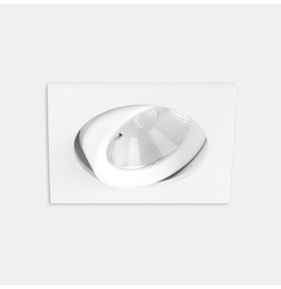 LedsC4 - Downlight PLAY Flat cuadrado 11,9W 2700K CRI90 48,5 corte de fase blanco IP23 941lm