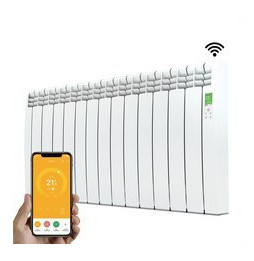 ROINTE - Emisor térmico digital Serie D 13 elementos 1430W blanco conectado de bajo consumo