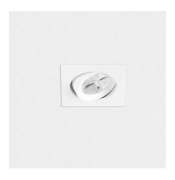 LedsC4 - Downlight PLAY Flat cuadrado emergencia 6,4W 2700K CRI90 27,9 blanco IP23 582lm