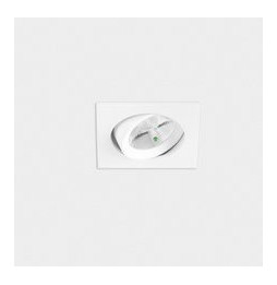 LedsC4 - Downlight PLAY Flat cuadrado emergencia 6,4W 3000K CRI90 27,9 blanco IP23 674lm