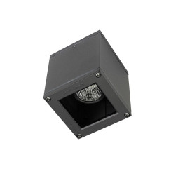 LedsC4 - Plafón AFRODITA GU10 50W led 5W gris urbano