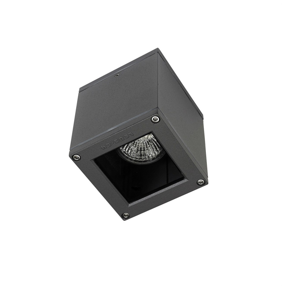 LedsC4 - Plafón AFRODITA GU10 50W led 5W gris urbano