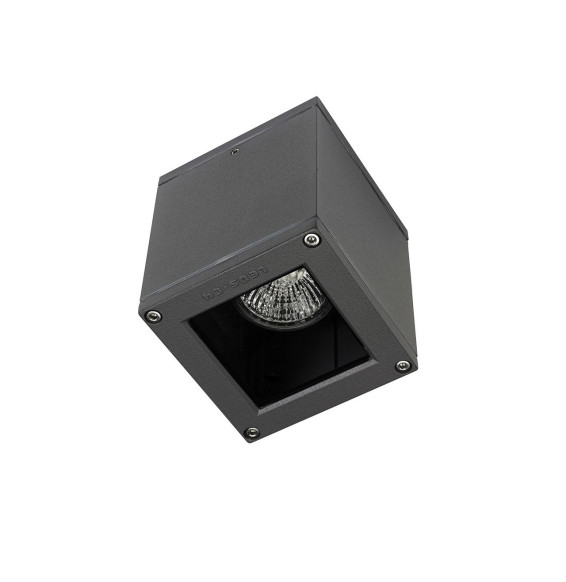 LedsC4 - Plafón AFRODITA GU10 50W led 5W gris urbano