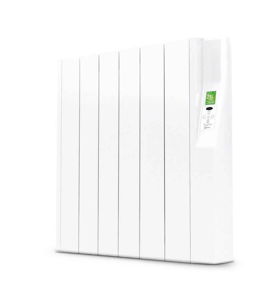 ROINTE - Emisor térmico eléctrico digital SYGMA par 6 elementos 660W blanco de bajo consumo