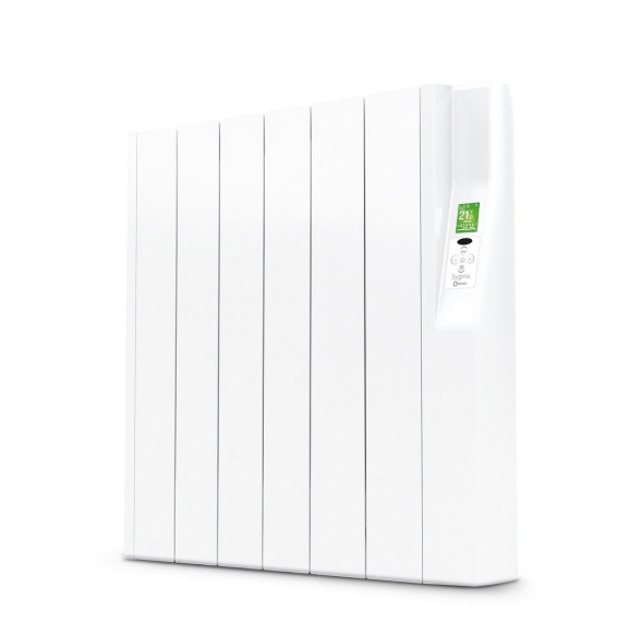 ROINTE - Emisor térmico eléctrico digital SYGMA par 6 elementos 660W blanco de bajo consumo