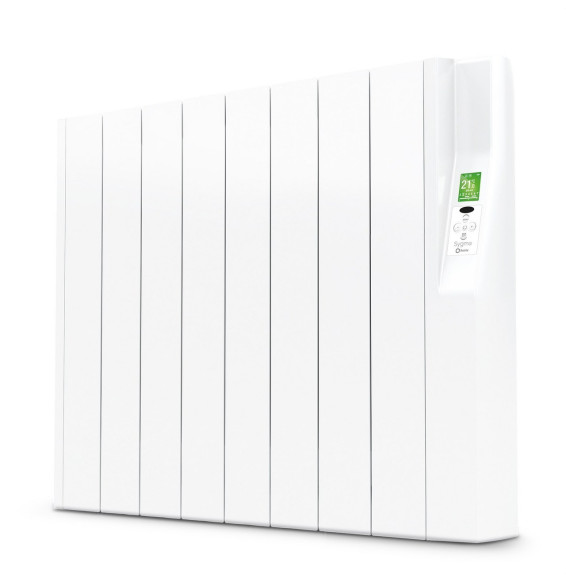 ROINTE - Emisor térmico eléctrico digital SYGMA par 8 elementos 880W blanco de bajo consumo
