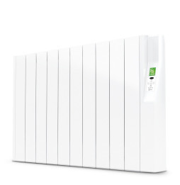 ROINTE - Emisor térmico eléctrico digital SYGMA par 10 elementos 1100W blanco de bajo consumo