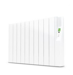 ROINTE - Emisor térmico eléctrico digital SYGMA par 10 elementos 1100W blanco de bajo consumo