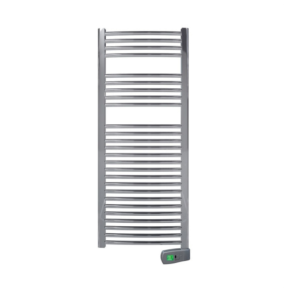 ROINTE - Radiador toallero eléctrico digital SYGMA cromado 500W