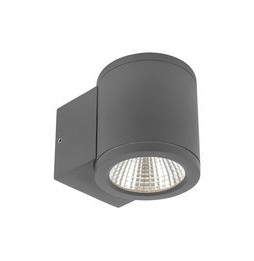 Aplique LED antracita BENIN 6 6W 3000K 100-240V CRI80 IP54 IK08