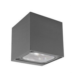 Aplique LED antracita GHANA 6 6W 3000K 100-240V CRI80 IP54 IK08
