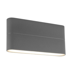 Aplique LED antracita PANAMA 13 UP&DOWN 2x6,5W 3000K 100-240V CRI80 IP54 IK08