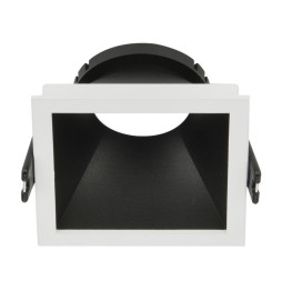 HOFFLIGHTS - Aro cuadrado MALTA para módulo LED o GU10 13W blanco