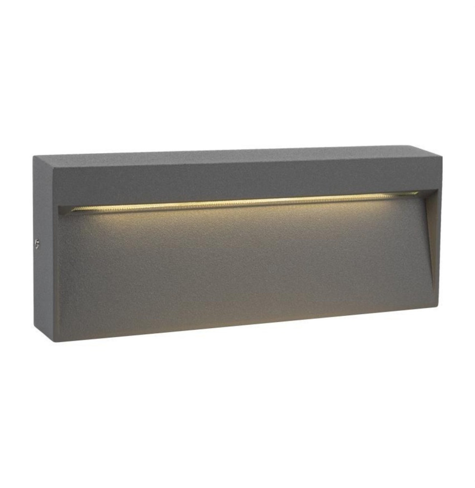 Bañador suelo rectangular LED antracita ATHENS 8 8W 3000K 100-240V CRI80 IP54 IK08