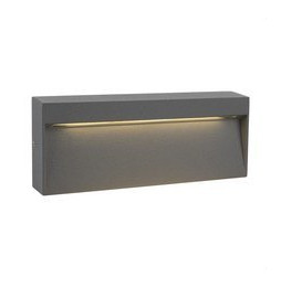 Bañador suelo rectangular LED antracita ATHENS 8 8W 3000K 100-240V CRI80 IP54 IK08