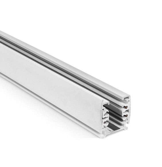 HOFFLIGHTS - Carril trifásico superficie ON-OFF 2m blanco