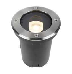HOFFLIGHTS - Luminaria empotrable suelo GU10 HUNGARY 35W 100-240V IP67 IK10 inox 316