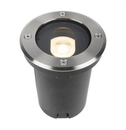 HOFFLIGHTS - Luminaria empotrable suelo GU10 HUNGARY 35W 100-240V IP67 IK10 inox 316