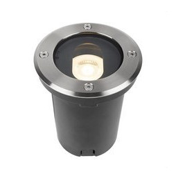 HOFFLIGHTS - Luminaria empotrable suelo GU10 HUNGARY 35W 100-240V IP67 IK10 inox 316