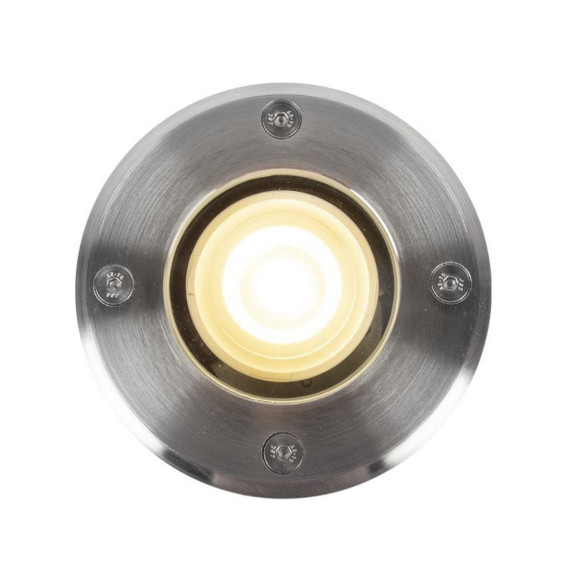 HOFFLIGHTS - Luminaria empotrable suelo GU10 IRELAND 35W 100-240V IP67 IK10 inox 316