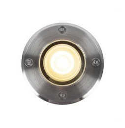 HOFFLIGHTS - Luminaria empotrable suelo GU10 IRELAND 35W 100-240V IP67 IK10 inox 316