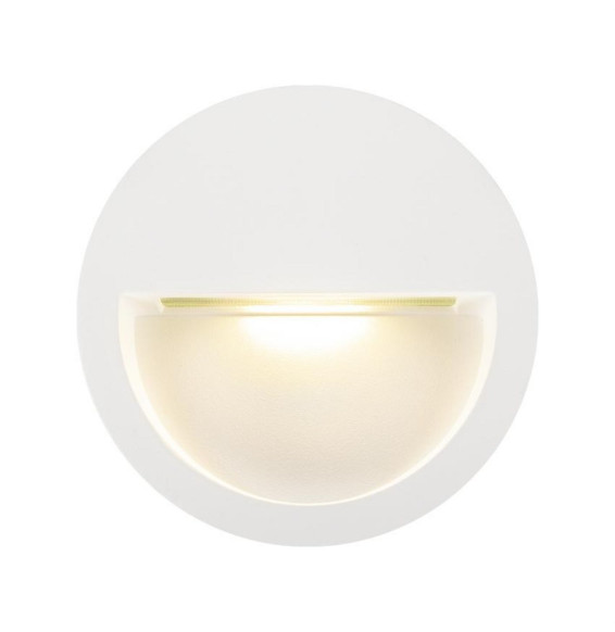 HOFFLIGHTS - Luminaria empotrable pared cuadrado LED blanco ATHENS 4 4W 3000K 100-240V CRI80 IP54 IK08