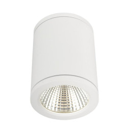 HOFFLIGHTS - Plafón cuadrado LED blanco DENMARK 6W 3000K 100-240V CRI80 IP54 IK08