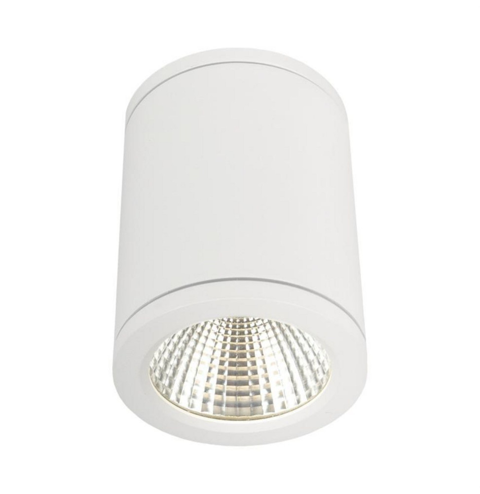 HOFFLIGHTS - Plafón cuadrado LED blanco DENMARK 6W 3000K 100-240V CRI80 IP54 IK08