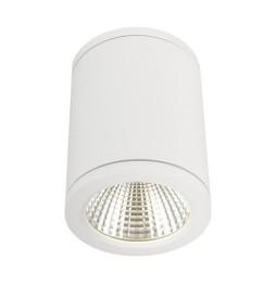 HOFFLIGHTS - Plafón cuadrado LED blanco DENMARK 6W 3000K 100-240V CRI80 IP54 IK08