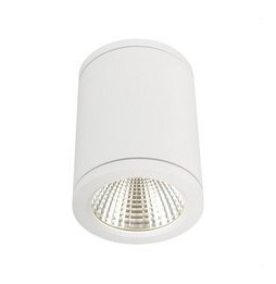HOFFLIGHTS - Plafón cuadrado LED blanco DENMARK 6W 3000K 100-240V CRI80 IP54 IK08