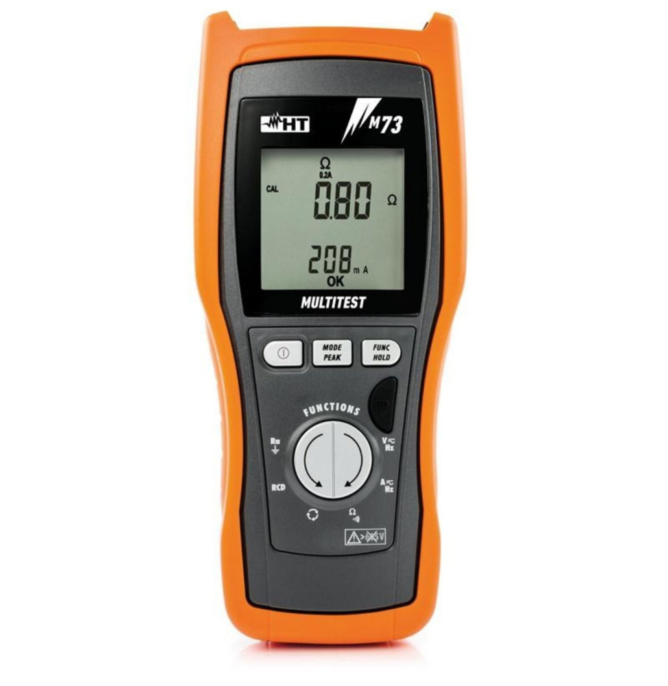HT-INSTRUMENTS - Multímetro M73 de verificación bucle + RCD + RST
