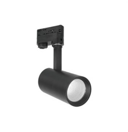 HOFFLIGHTS - Proyector LED negro FRANCE 20 20W 3000K 100-240V 36° CRI80 IP20