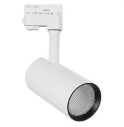 HOFFLIGHTS - Proyector LED blanco FRANCE 40 40W 3000K 100-240V 36° CRI80 IP20
