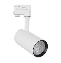 HOFFLIGHTS - Proyector LED blanco FRANCE 40 40W 3000K 100-240V 36° CRI80 IP20