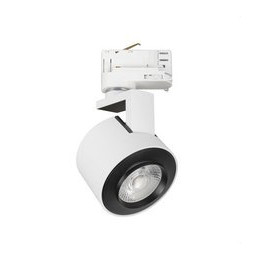 HOFFLIGHTS - Proyector LED blanco GERMANY 10 10W 3000K 100-240V 24° CRI80 IP20