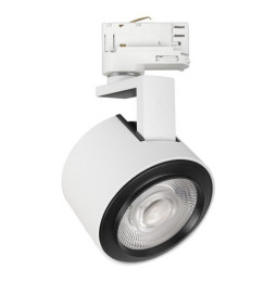 HOFFLIGHTS - Proyector LED blanco GERMANY 20 20W 3000K 100-240V 24° CRI80 IP20