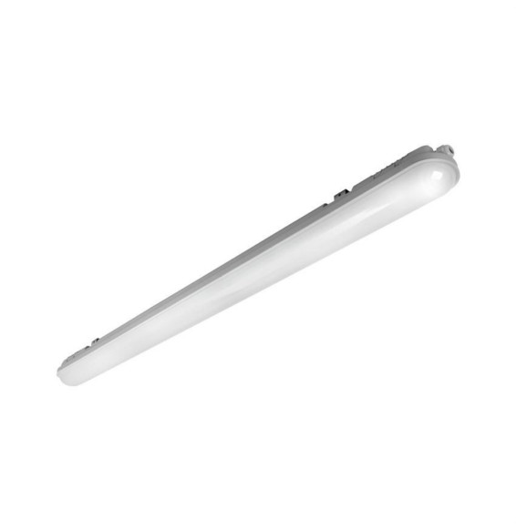 HOFFLIGHTS - Regleta LED FINLAND 40 40W 4000K 100-240V 120° CRI80 IP65 IK08 gris opal