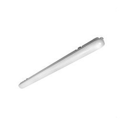 HOFFLIGHTS - Regleta LED FINLAND 40 40W 4000K 100-240V 120° CRI80 IP65 IK08 gris opal