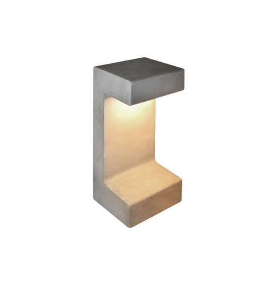 HOFFLIGHTS - Baliza INDIA 8W 30cm IP65 100-240V 3000K cemento
