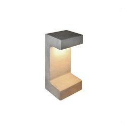 HOFFLIGHTS - Baliza INDIA 8W 30cm IP65 100-240V 3000K cemento