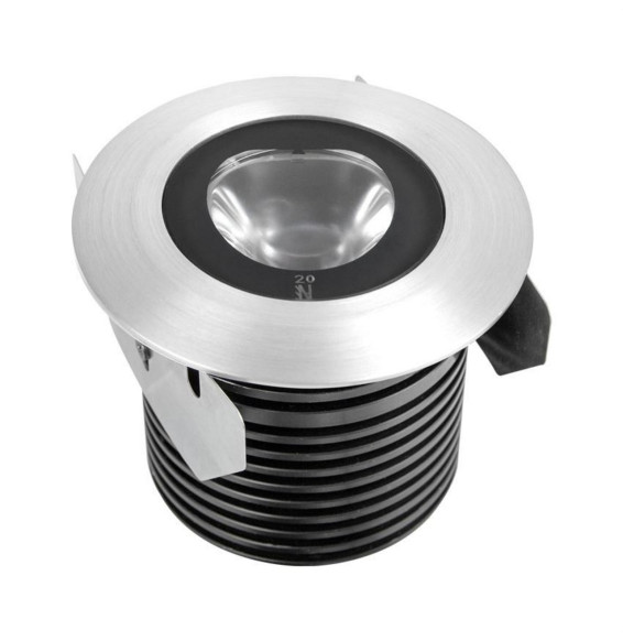 Empotrable SWITZERLAND 10 20º IP67 IK08 500mA 9,5W CRI90 3000K aluminio