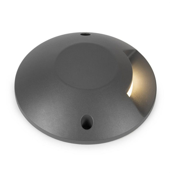 HOFFLIGHTS - Luminaria suelo DUBLIN (1 SIDE) 6W 30ºIP67 IK10 100-240V 3000K antracita