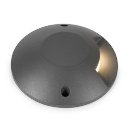 HOFFLIGHTS - Luminaria suelo DUBLIN (1 SIDE) 6W 30ºIP67 IK10 100-240V 3000K antracita