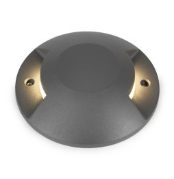 Luminaria suelo DUBLIN (2 SIDES) 2x6W 2x30ºIP67 IK10 100-240V 3000K antracita