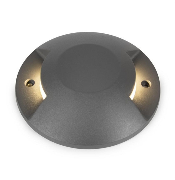 Luminaria suelo DUBLIN (2 SIDES) 2x6W 2x30ºIP67 IK10 100-240V 3000K antracita