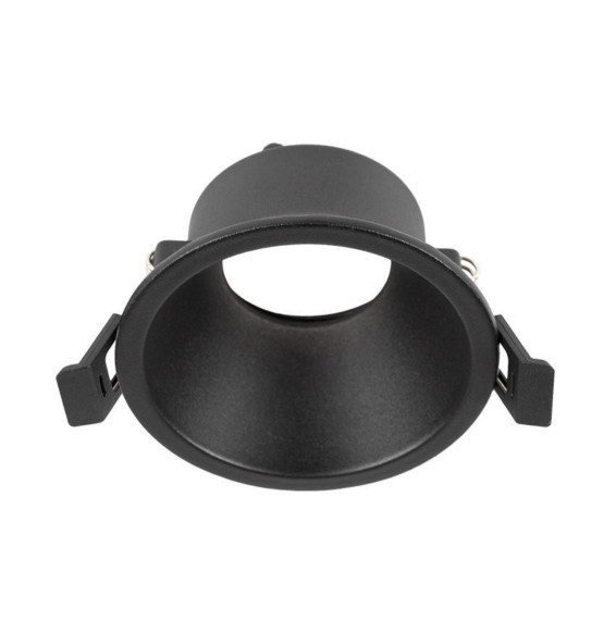 HOFFLIGHTS - Aro MALTA IP65 negro fijo para GU10