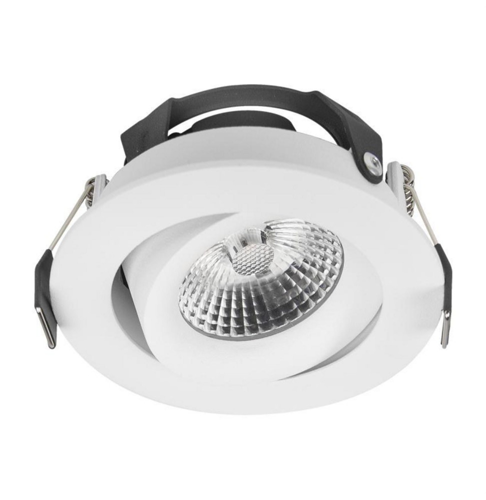 Downlight AMSTERDAM blanco 36° orientable 7W 2700K