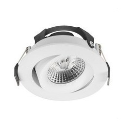 HOFFLIGHTS - Downlight AMSTERDAM blanco 36° orientable 7W 3000K